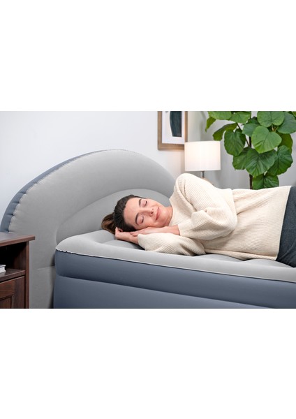 671BD Tritech Elektrikli Şişme Yatak - Çift Kişilik, Longelux Başlıklı Şişme Yatak 229X152X84 cm fırsatları