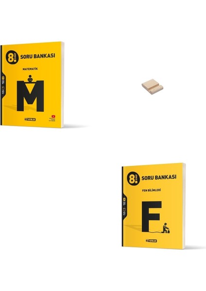 Lgs 8. Sınıf Matematik ve Fen Bilimleri Soru Bankası+ Telefon Tutucu