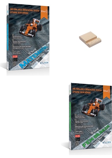 LGS 8. Sınıf Biltest Matematik ve Fen Bilimleri Soru Bankası + Telefon Tutucu