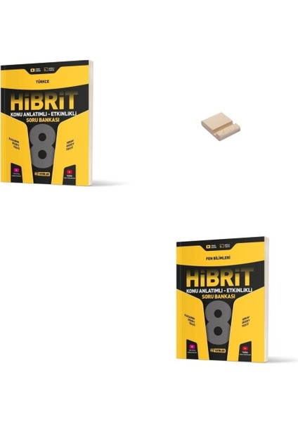 Lgs 8. Sınıf Hibrit Konu Anlatımlı Türkçe ve Fen Bilimleri Soru Bankası+ Telefon Tutucu