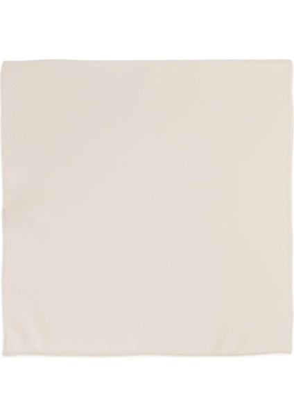 Ekru Klasik Saten Cep Mendili fırsatları