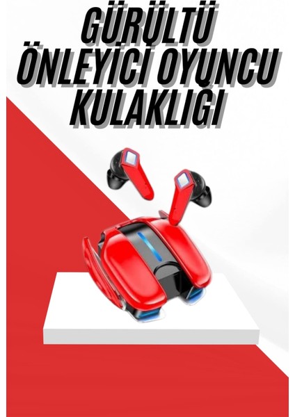 Oyuncu Kulaklığı Gamer Kulaklık Anc Özelliği Rgb Işıklı K68 Bluetooth Kulaklık