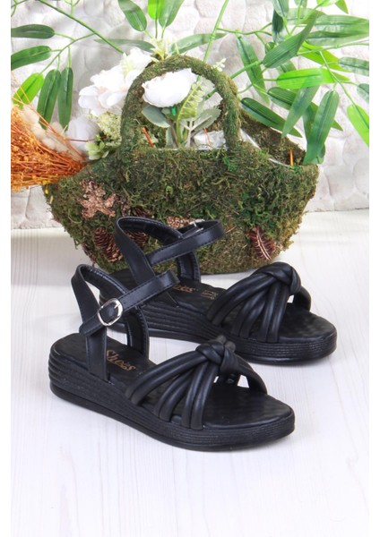 05-2077 Soft Rahat Toka Detaylı Büzgülü Bant Kadın Sandalet fırsatları