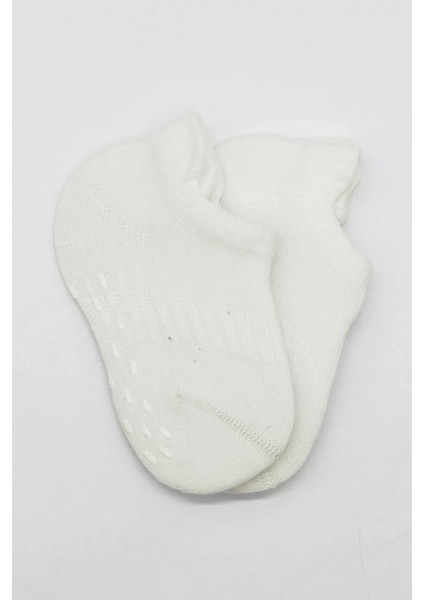 2'li Sneakers Kaymaz Basic Penye Çorap BS20103 Ekru Ekru fırsatları