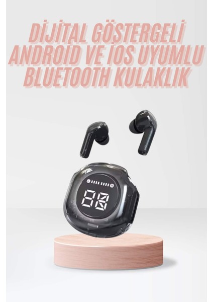 Yeni Nesil Bluetooth Kulaklık Dijital Göstergeli Gaming Dokunmatik 5.3 Kablosuz