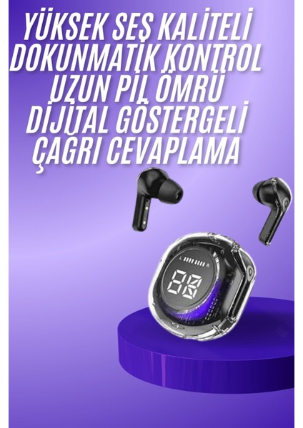Yeni Nesil Bluetooth Kulaklık Dijital Göstergeli Gaming Dokunmatik 5.3 Kablosuz fiyatları