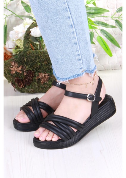 05-2065 Soft Rahat Toka Detaylı Çapraz Bant Kadın Sandalet fiyatları