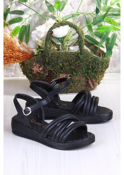 05-2065 Soft Rahat Toka Detaylı Çapraz Bant Kadın Sandalet fırsatları