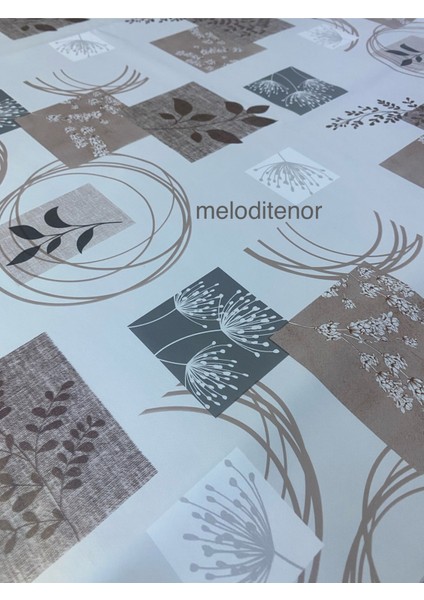 Kalın Elyaf Astarlı Kaymaz Silinebilir Modern Desen Pvc Muşamba Masa Örtüsü modelleri