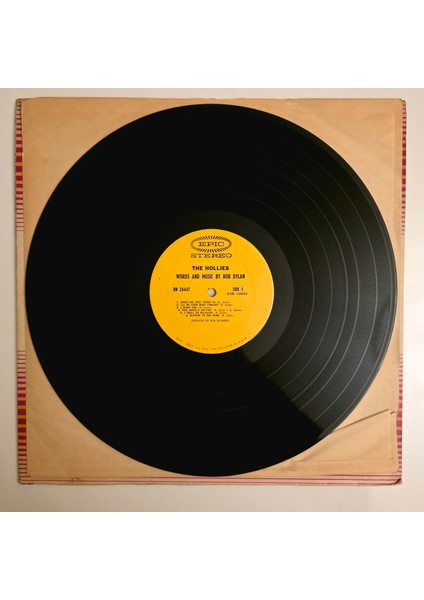 The Hollies - Words And Music By Bob Dylan - Dönem Baskı Plak modelleri
