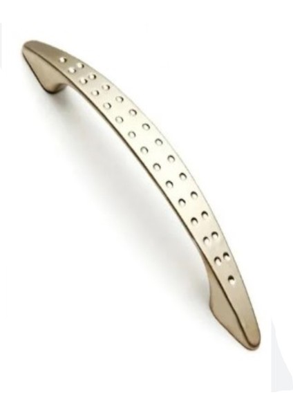 Noktalı Saten Çekmece Dolap Kapak Kulpu 96 Mm Metal Kulp 5 Adet​​​​​​​ indirimleri
