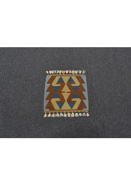 Yeni El Dokuma Kare Köşe Sandalye Minderi Pınarbaşı Kayseri Yün Kilim 5977 fiyatları