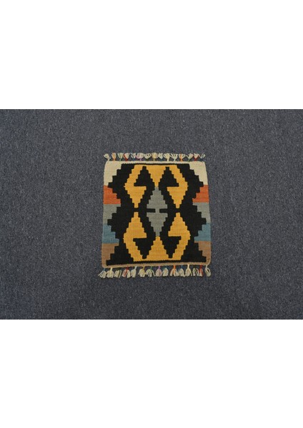 Yeni El Dokuma Kare Köşe Koltuk Sandalye Minderi Pınarbaşı Kayseri Yün Kilim 5986 indirimleri