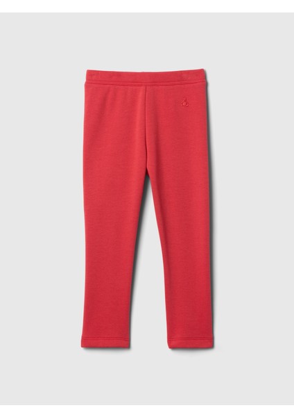 Kız Bebek Kırmızı Cozy Sherpa Legging Tayt