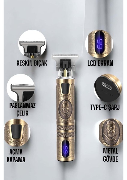 Çizik Tıraş Makinesi Şarjlı Paslanmaz Çelik Bıçaklı Uzun Ömürlü fiyatları