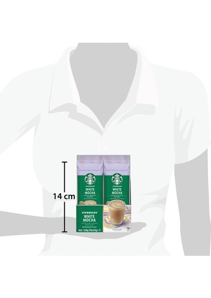 White Mocha Premium Kahve Karışımı 24 gr x 10 Paket indirimleri