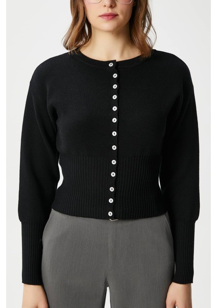 Kadın Aria Premium Viscose Yumuşak Siyah Triko Hırka modelleri