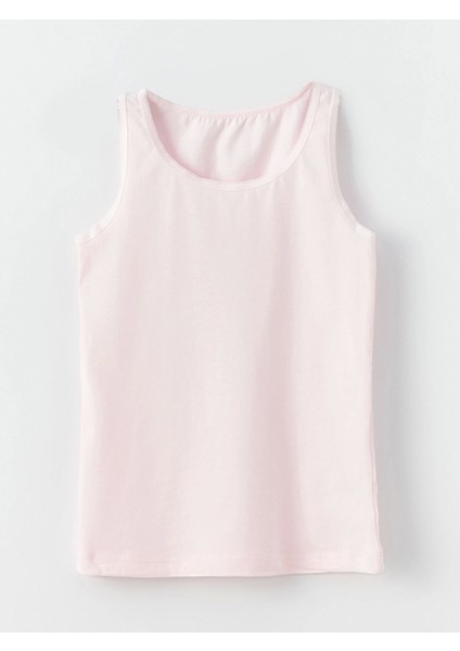 Lcw Kids Beyaz Bisiklet Yaka Basic Kız Çocuk Atlet 2'li fırsatları