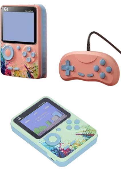 3.5 Inç Klasik Retro LCD Ekran 500 Oyunlu Oyun Konsolu Taşınabilir modelleri