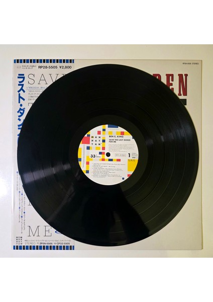 Ben E. King - Save The Last Dance For Me - Japonya Baskı Plak