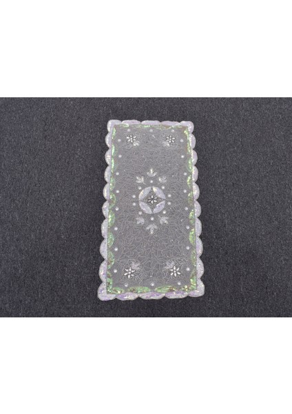 El Işi Otantik Ince Kum Boncuklu Runner Sehpa Fiskos Masa Örtüsü 5996 fırsatları