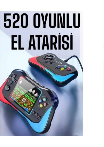 Gamepad Joystick Nostalji 500 Oyunlu 2 Li Atari Gamebox Oyun Konsolu Sup Atari