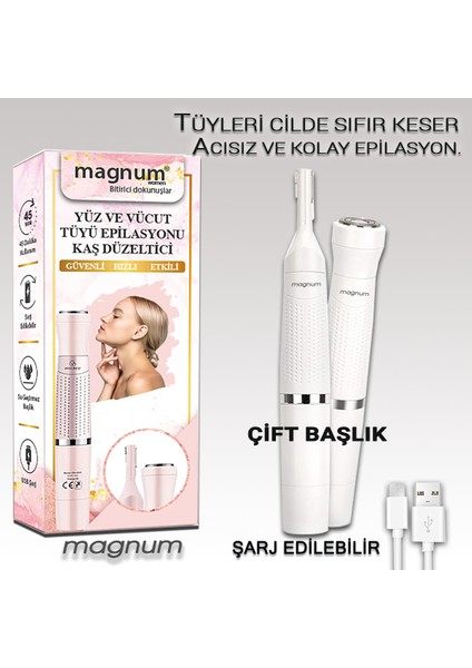 Yüz Tüyü Alma Makinesi, Yüz Epilasyon Aleti, Yüz ve Vücut Tüy Temizleme. Kaş Alma, Bıyık ve Favori Düzeltme.