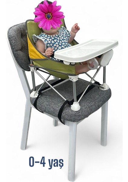 Realbaby Büyük Portatif Katlanabilir Taşınabilir Mama Sandalyesi 6-48 Ay modelleri
