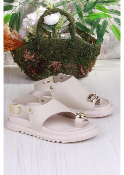 099-108 Fls Toka Detaylı Parmak Arası Kadın Sandalet fırsatları