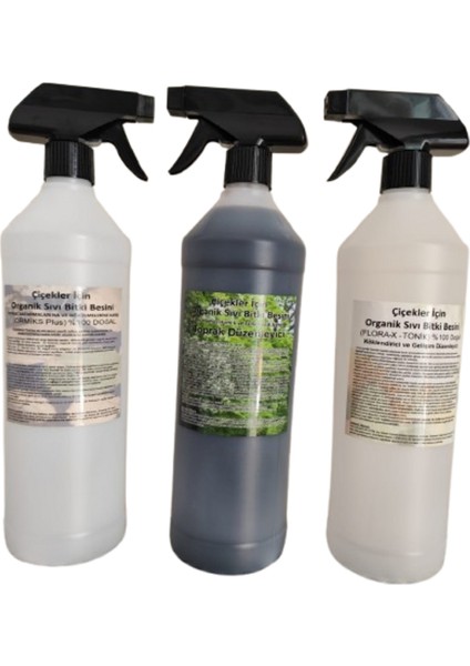 Çiçek ve Bitkiler Için 3 Lü Konsantre Organik Sıvı Bitki Besini fiyatları