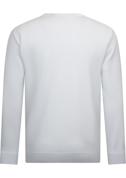 Gri Regular Fit Bisiklet Yaka Rayon Triko Kazak fiyatları