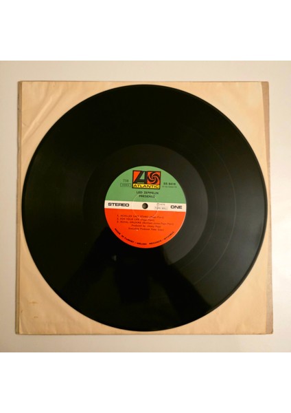 LED Zeppelin - Presence - Dönem Baskı Plak modelleri