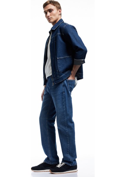 Normal Bel Pamuklu Cep Detaylı Straight Fit Jean Pantolon - Mark Jean fiyatları