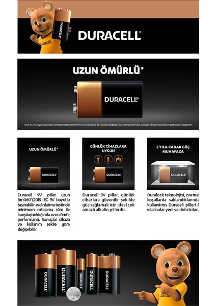 Basic 9 Volt Pil 2 Adet
