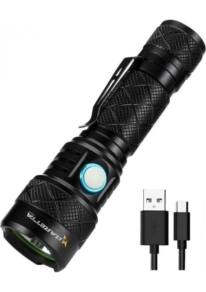 Baretta Bt-55 2500 Lümen Cree Xml L2-U2 LED Şarjlı El Feneri