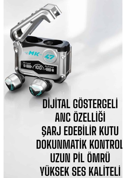Oyuncu Kulaklığı Bluetooth Bağlantılı Anc Özelliği 5.0 Bluetooth fiyatları
