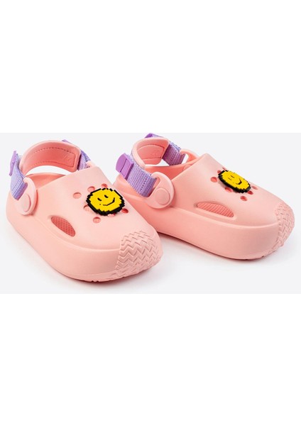 TXP01 Çocuk Eva Terlik - Gülen Yüz Detaylı