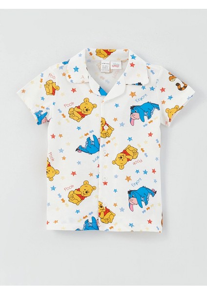 Lcw Baby Ekru Polo Yaka Kısa Kollu Baskılı Erkek Bebek Pijama Takım fiyatları