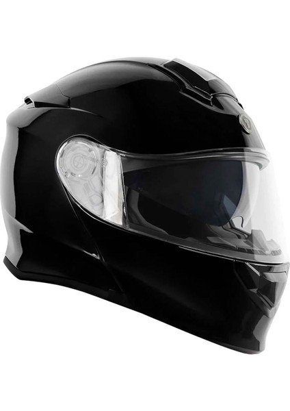 T-28 Çene Açılır Motosiklet Kaskı Siyah fiyatları