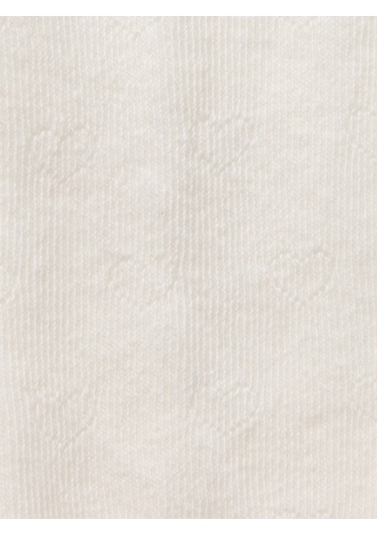 Bebek Kırık Beyaz Kalp Desenli Külotlu Çorap fiyatları