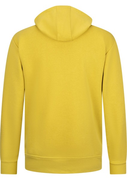 Sarı Regular Fit Fermuarlı Kapüşonlu Sweatshirt fiyatları