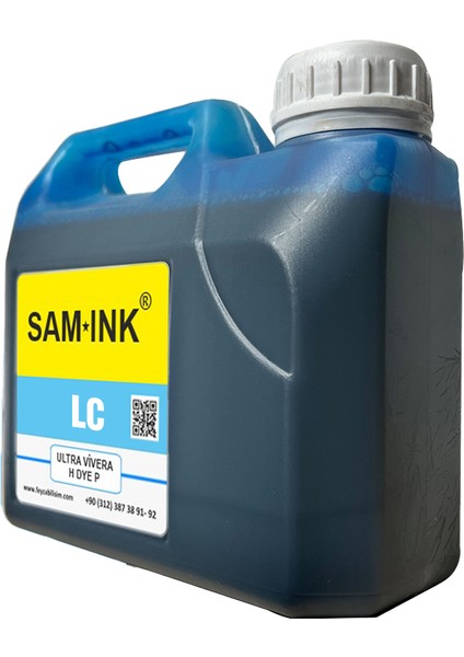 ® Samink hp Vivera T Plotter Dye Kartuş Dolum Mürekkebi T610/T770/T790/T795/T920/T2300 Lc Light Cyan