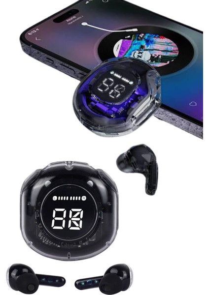 Ultrapods LED Göstergeli Oyuncu Kulaklığı Anc Destekli Bluetooth 5.3 modelleri