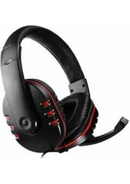 Oyuncu Kulaklığı Kulak Üstü Kablolu Stereo Mikrofonlu Yumuşak Kulak Yastığı fiyatları