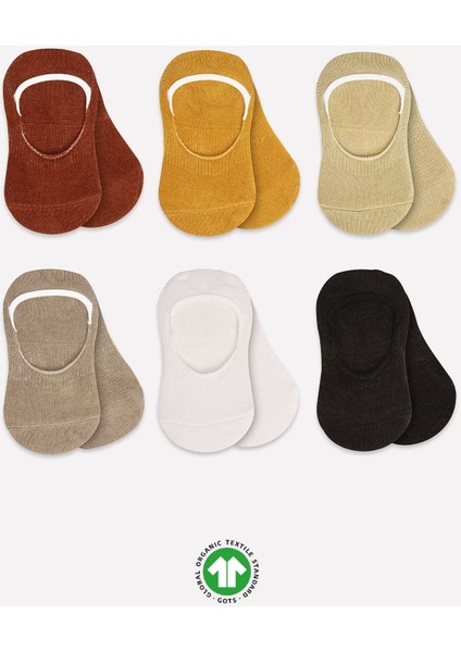Mix Babet Çorap 6'lı Toprak