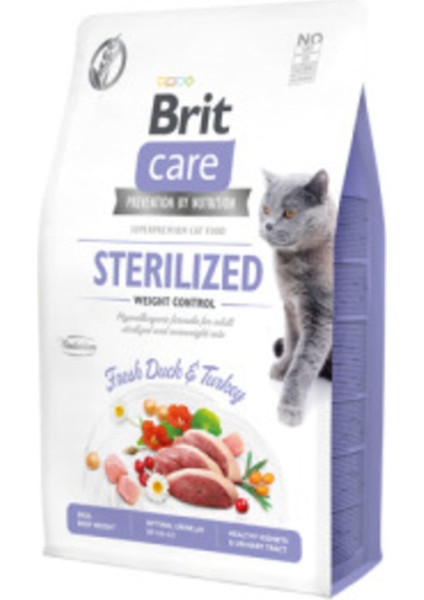 Tahılsız Sterilised Kilo Dengeleyici Ördekli Kısır Kedi Maması 2 kg