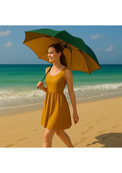 Spf 100+ Uv Korumalı Sahra (Güneş / Yağmur) Şemsiye indirimleri