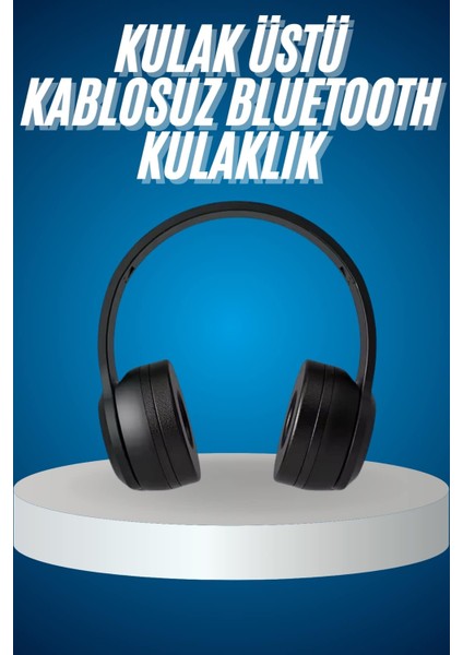 Wireless 5.0 Bluetooth Kablosuz Kulaklık Anc Özellikli Kulak Üstü Ayarlanabilir