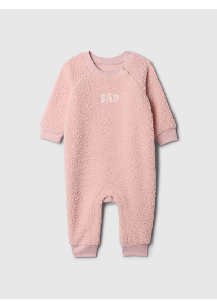 Bebek Pembe Gap Logo Sherpa Tulum
