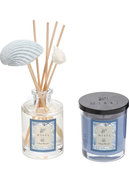 Clean Breeze Oda Kokusu ve Vegan Mum Hediye Seti fiyatları